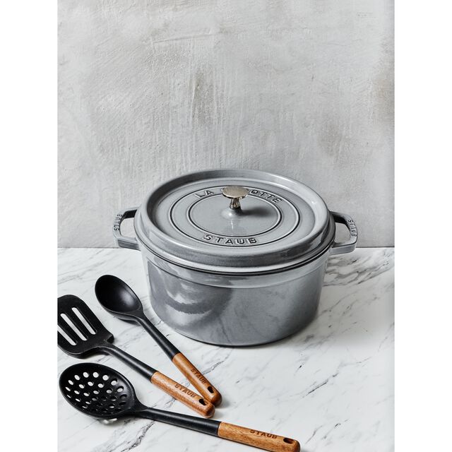 13.25 qt, Round, Dutch Oven, Graphite Grey,,large
