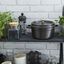 4 qt, Round, Dutch Oven, Matte Black,,large preview