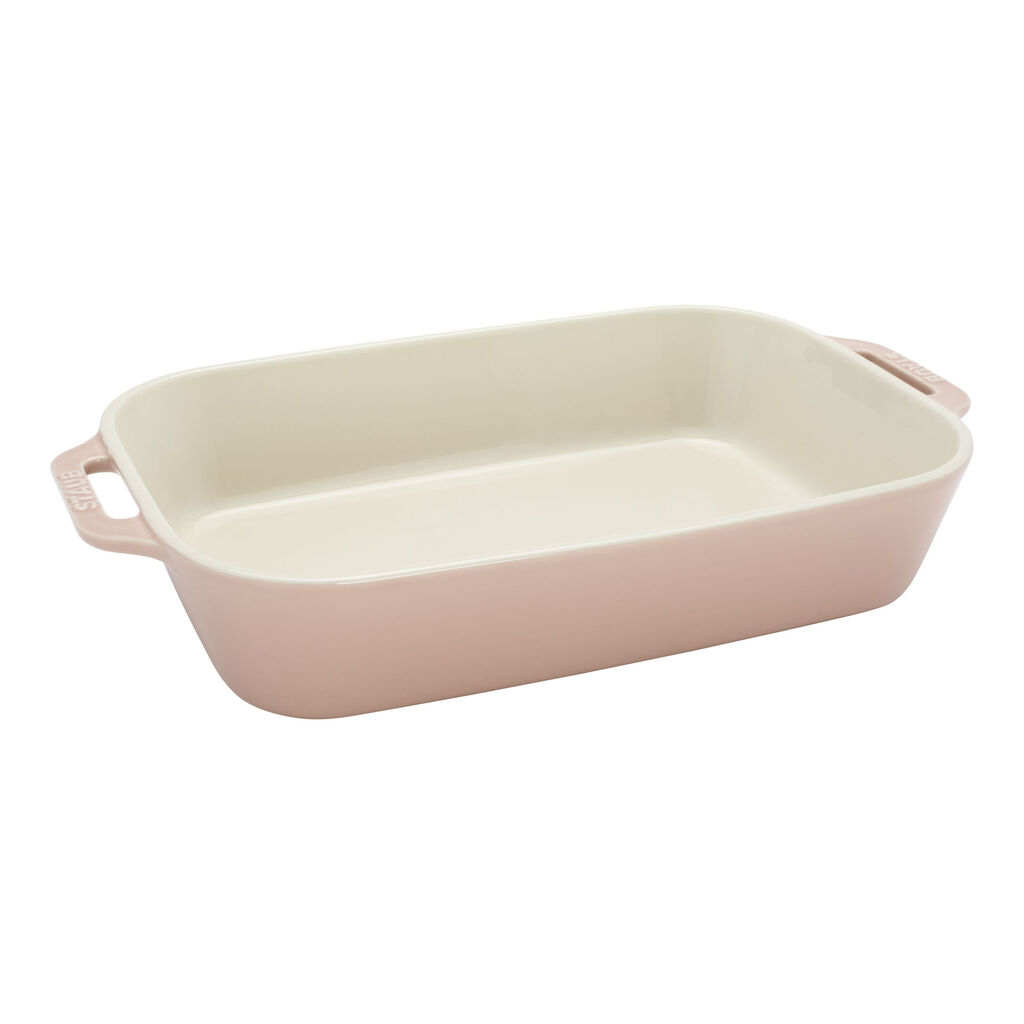 3-pc, Rectangular Baking Dish Set, Light Pink,,large