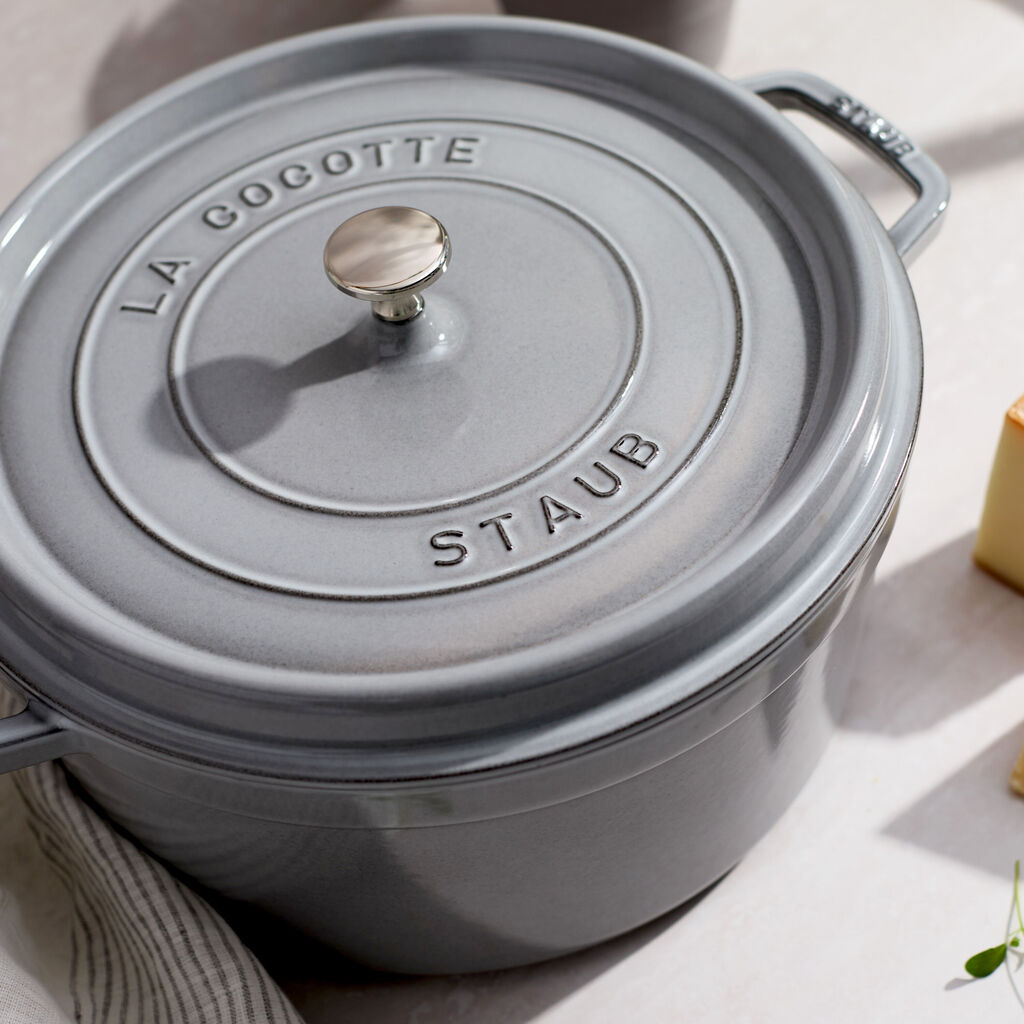 9 qt, Round, Dutch Oven, Graphite Grey,,large