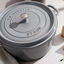 9 qt, Round, Dutch Oven, Graphite Grey,,large preview