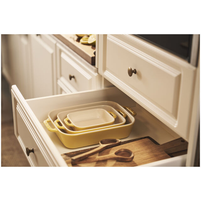 3-pc, Rectangular Baking Dish Set, Citron,,large
