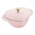1.75 qt, Heart, Dutch Oven, Peony Pink,,large