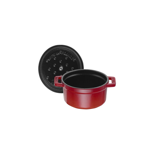 0.25 qt, Mini Round Dutch Oven, Cherry,,large