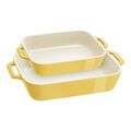 2-pc, Rectangular Baking Dish Set, Citron,,large