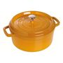 4 qt, Round, Dutch Oven, Saffron,,large