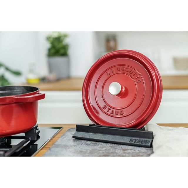 Lid Holder, Matte Black,,large