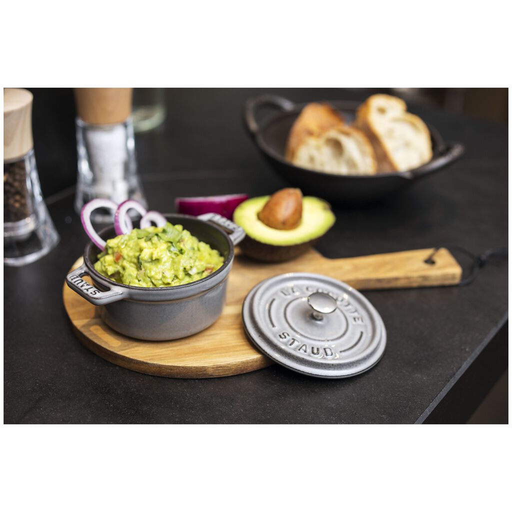 0.25 qt, Mini Round Dutch Oven, Graphite Grey,,large