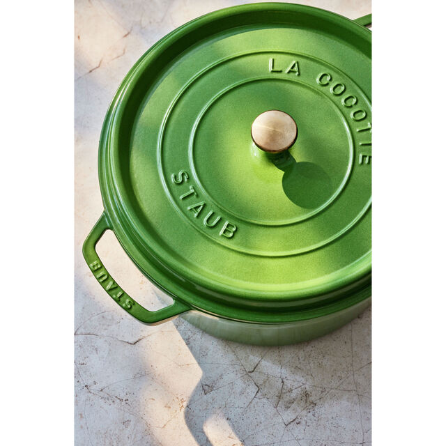 7 qt, Round, Dutch Oven, Pistachio,,large