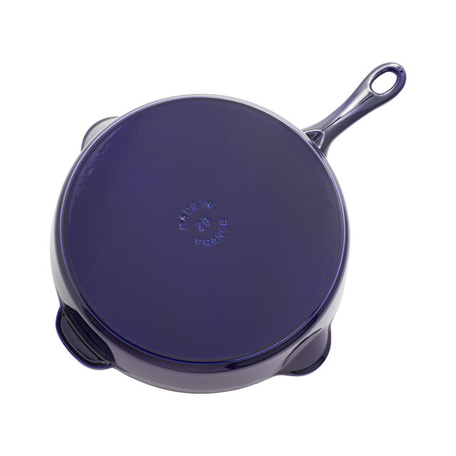 11-inch, Traditional Deep Skillet, Dark Blue,,large