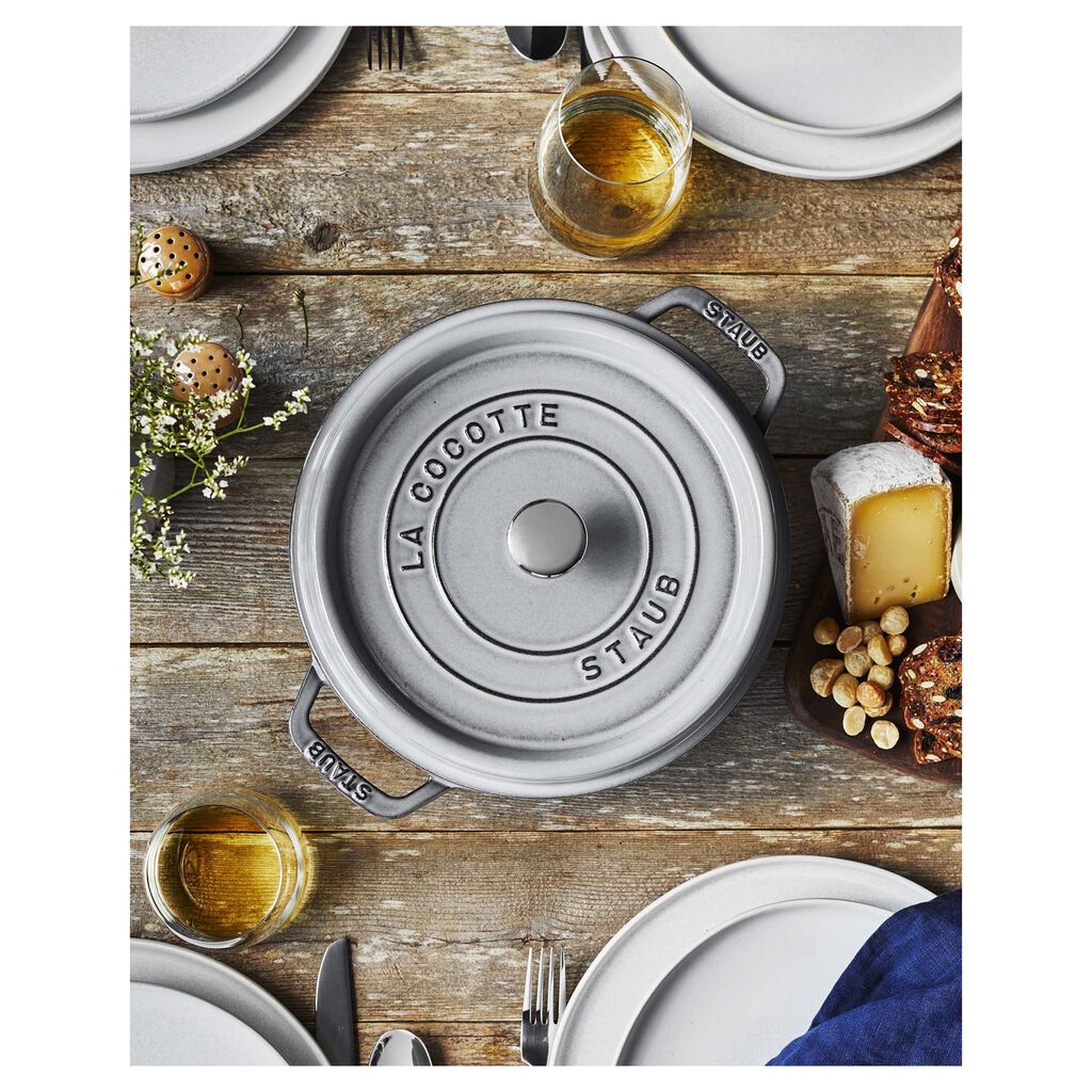 2.75 qt, Round, Dutch Oven, Graphite Grey,,large