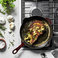 11-inch, Traditional Deep Skillet, Grenadine,,large