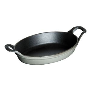 6-inch, Oval, Mini Gratin Baking Dish, Graphite Grey