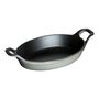 6-inch, Oval, Mini Gratin Baking Dish, Matte Black,,large