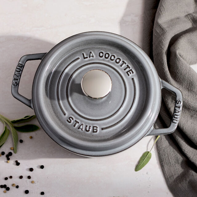 1.25 qt, Round, Dutch Oven, Graphite Grey,,large