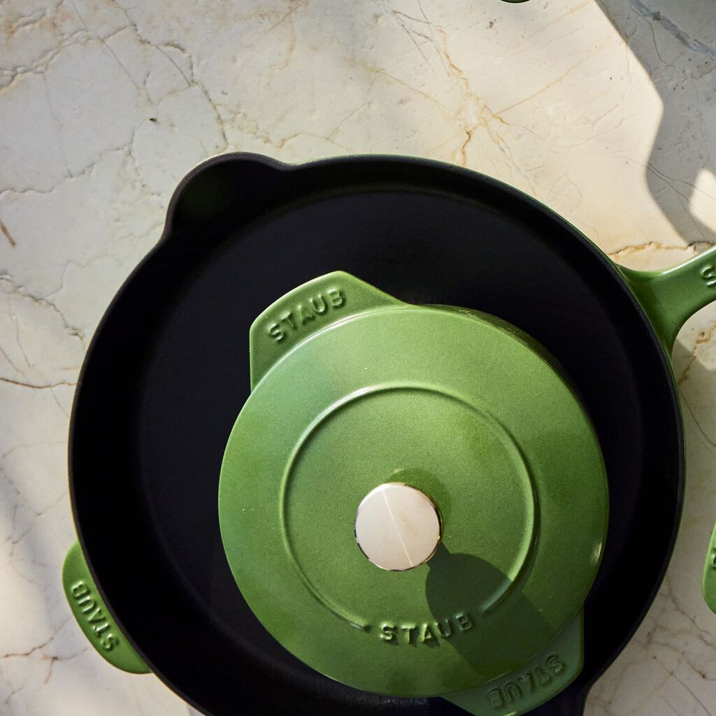 11-inch, Traditional Deep Skillet, Pistachio,,large