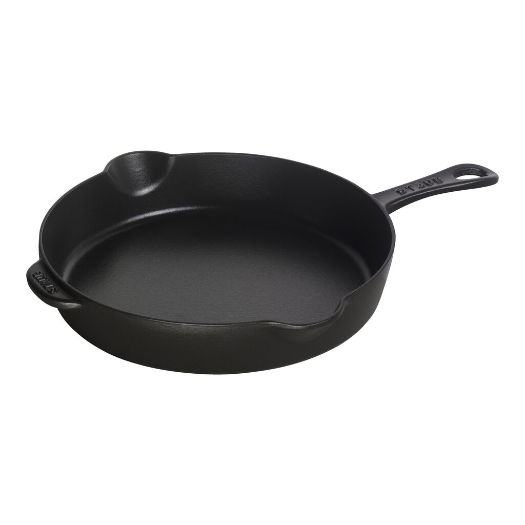11-inch, Traditional Deep Skillet, Matte Black,,large