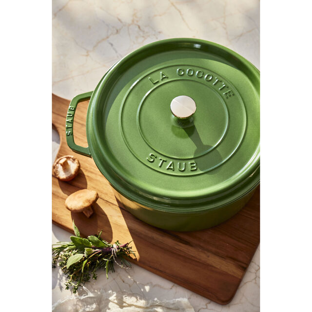 5.5 qt, Round, Dutch Oven, Pistachio,,large