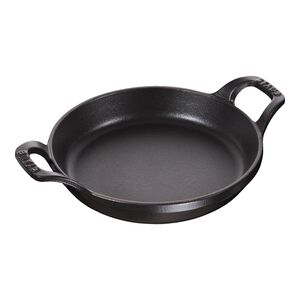 6-inch, Round, Gratin Baking Dish, Matte Black
