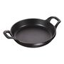 6-inch, Round, Gratin Baking Dish, Matte Black,,large