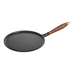 Crepe Pan with Spreader and Spatula, Matte Black
