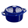 3-pc, Mini Round Dutch Oven Set, Dark Blue,,large