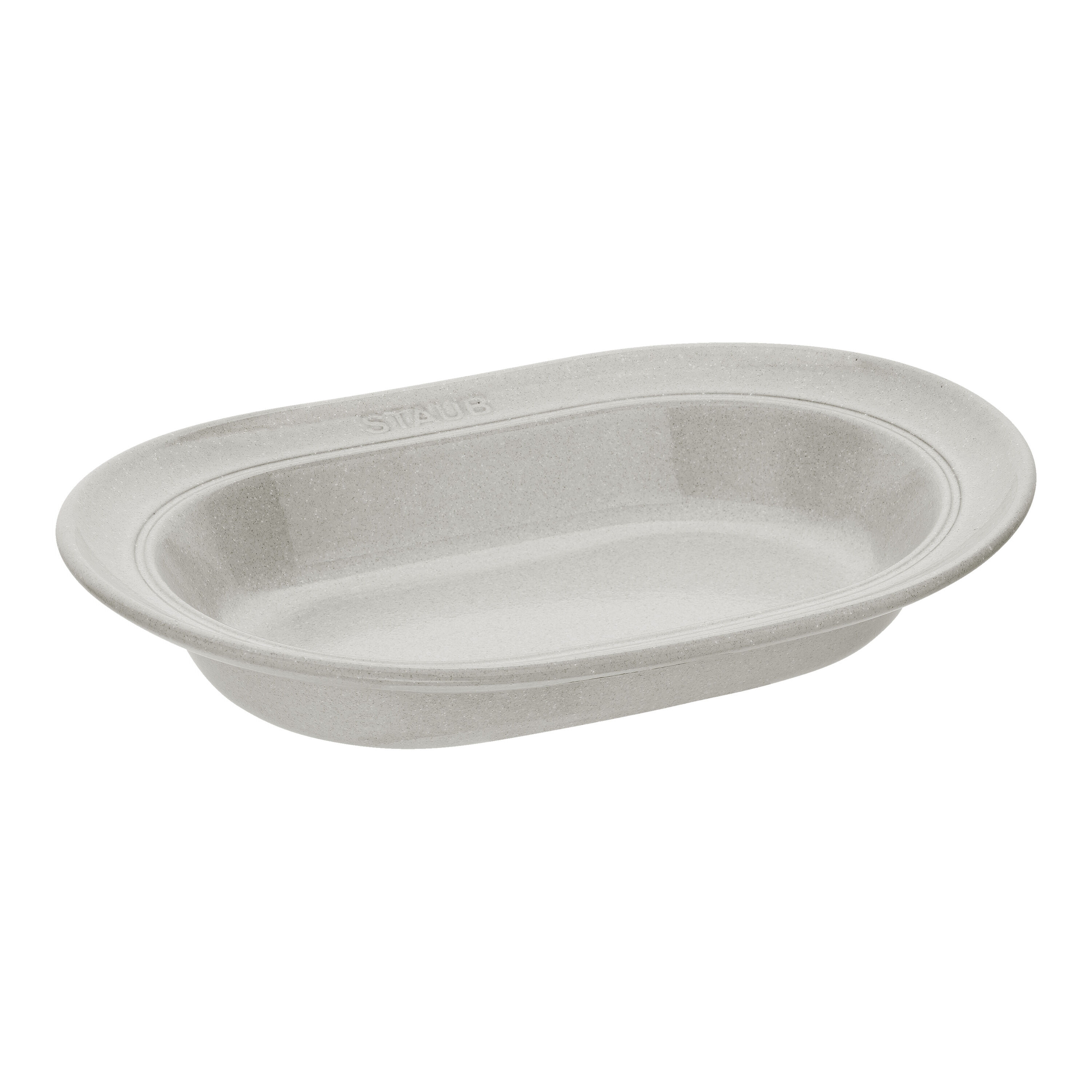 Dinnerware 10-inch, Oval Serving Dish, White Truffle | STAUB