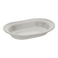 10-inch, Oval Serving Dish, White Truffle,,large