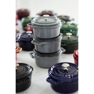 0.75 qt, Round, Dutch Oven, Graphite Grey
