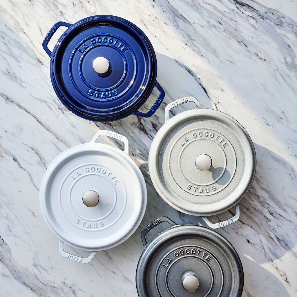 4 qt, Round, Dutch Oven, Dark Blue,,large