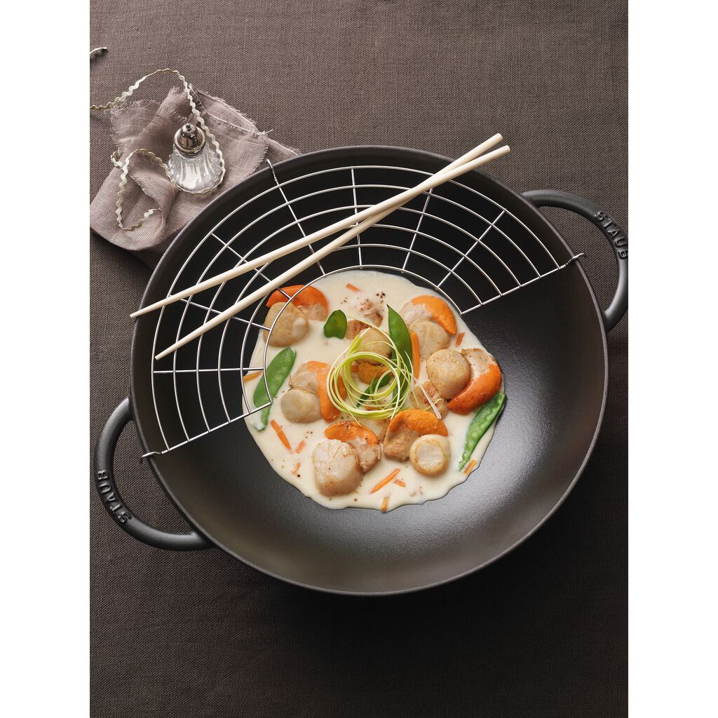 14.5-inch, Wok, Matte Black,,large