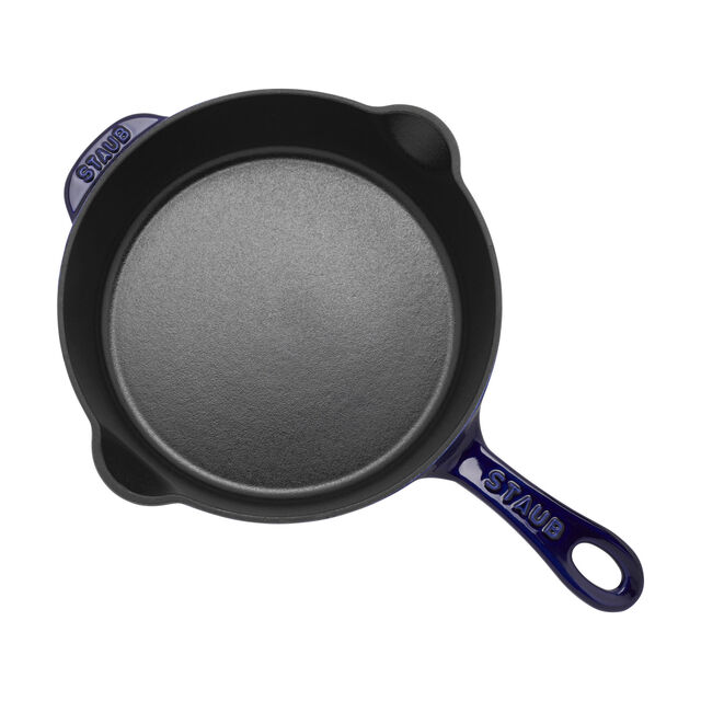 8.5-inch, Traditional Deep Skillet, Dark Blue - Factory Second,,large