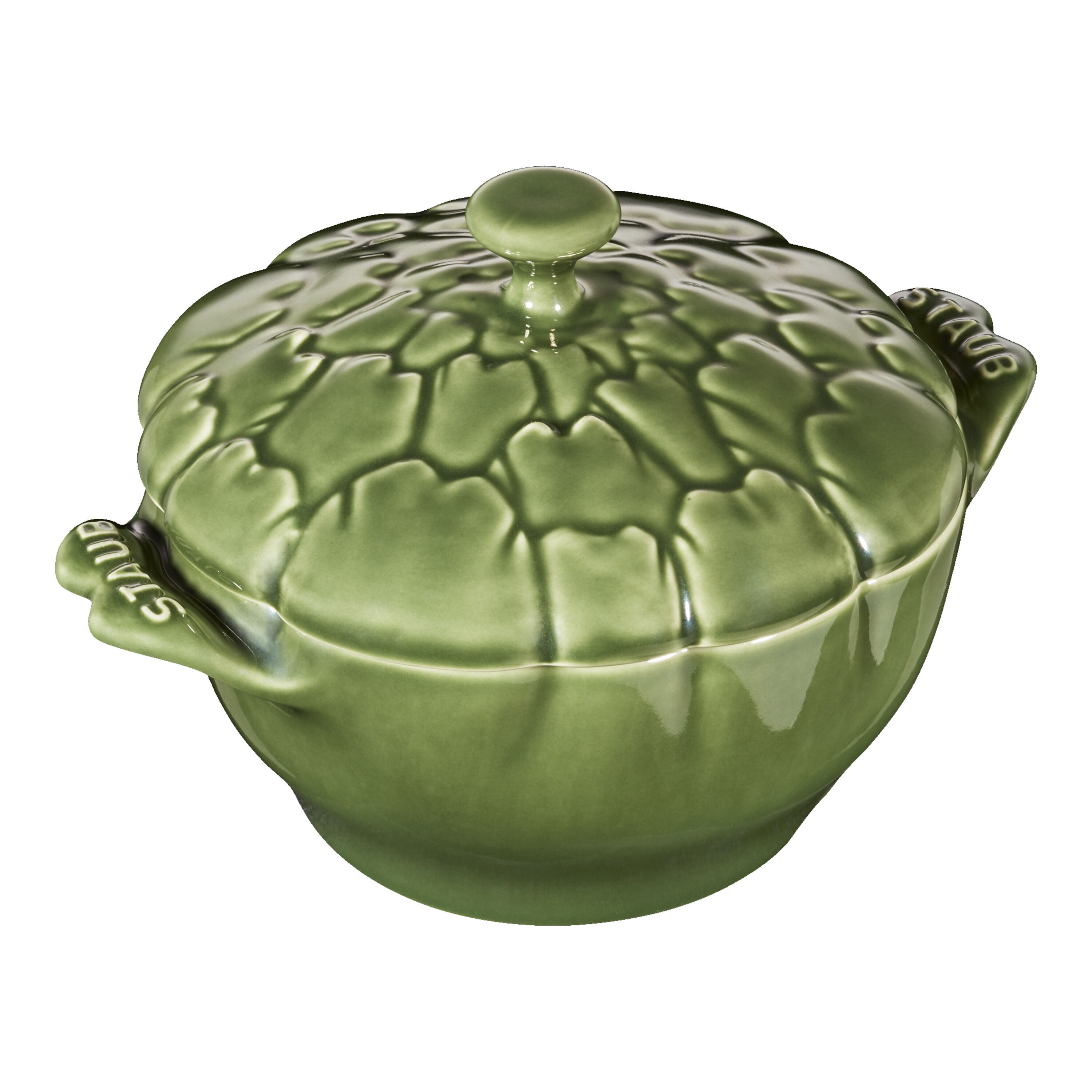 Buy Stoneware 0.475 qt, Artichoke, Petite Dutch Oven, Basil | STAUB