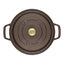 4 qt, Round, Dutch Oven, Matte Espresso,,large preview