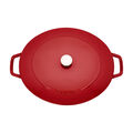 6 qt, Wide Oval French Oven, Cherry,,large