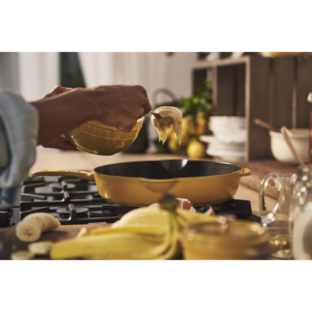 11-inch, Traditional Deep Skillet, Citron,,large