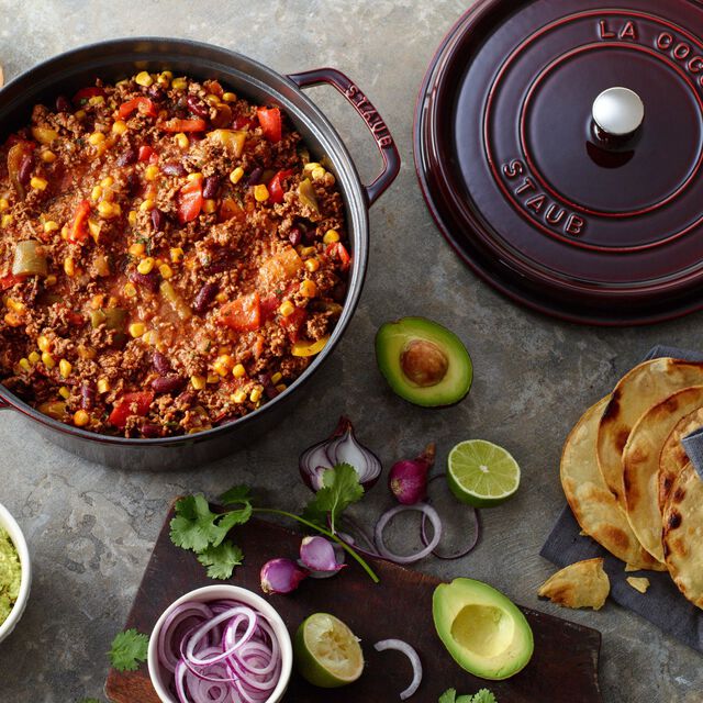 7 qt, Round, Dutch Oven, Grenadine,,large