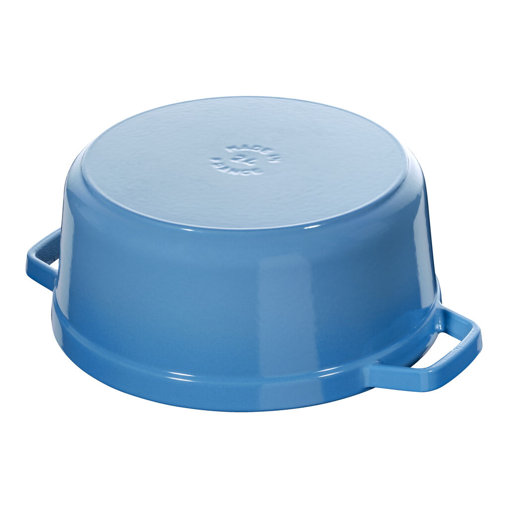 4 qt, Round, Dutch Oven, French Blue,,large