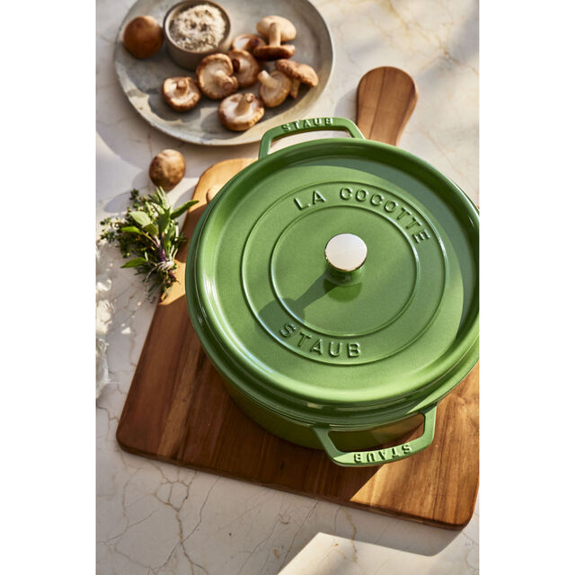 5.5 qt, Round, Dutch Oven, Pistachio,,large