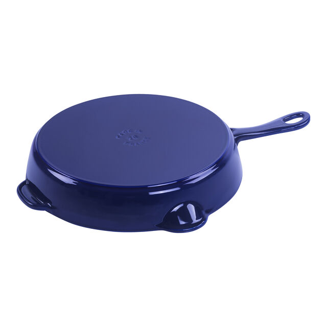 11-inch, Traditional Deep Skillet, Dark Blue,,large