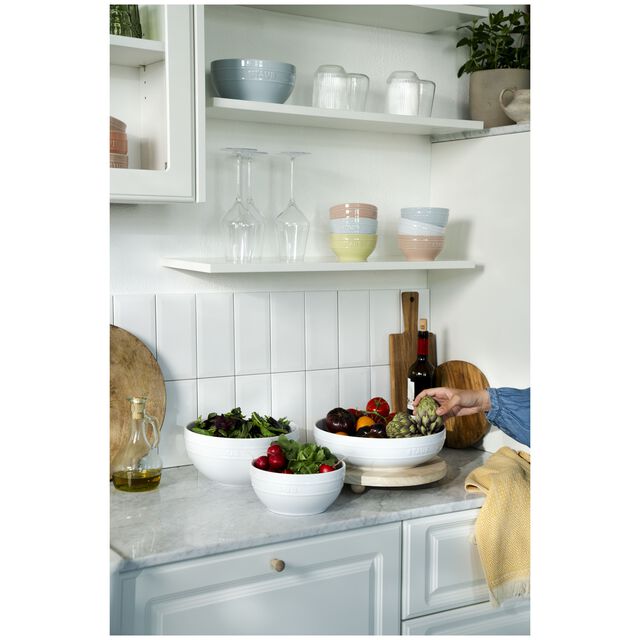 11.5-inch, Shallow Serving Bowl, White,,large