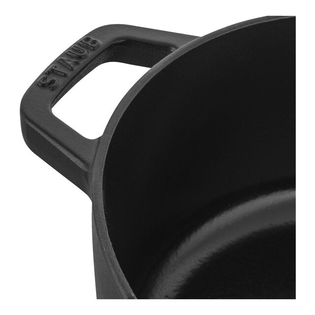 6 qt, Wide Oval French Oven, Matte Black,,large