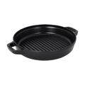 4-pc Stackable Cookware Set, Matte Black, Cast Iron ,,large