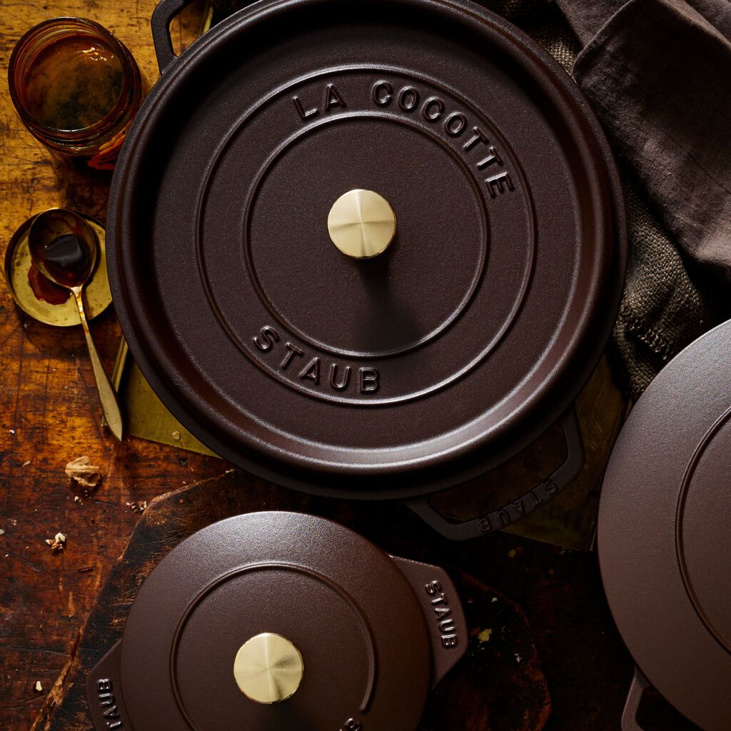7 qt, Round, Dutch Oven, Matte Espresso,,large