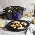 6.5 qt, Braise and Grill Dutch Oven Set, Dark Blue,,large