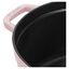 5.5 qt, Round, Dutch Oven, Peony Pink,,large preview