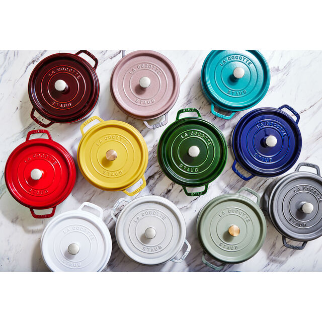 5.5 qt, Round, Dutch Oven, Cherry,,large
