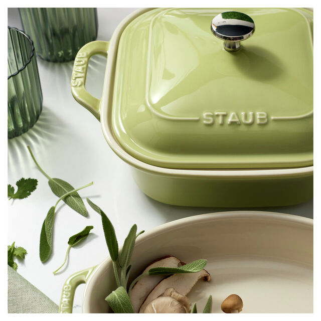4-pc, Macaron Mixed Baking Dish Set, Light Green,,large