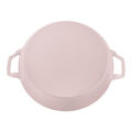 3.5 qt, Braiser With Glass Lid, Peony Pink,,large