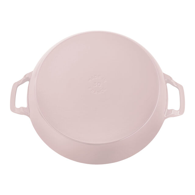 3.5 qt, Braiser With Glass Lid, Peony Pink,,large